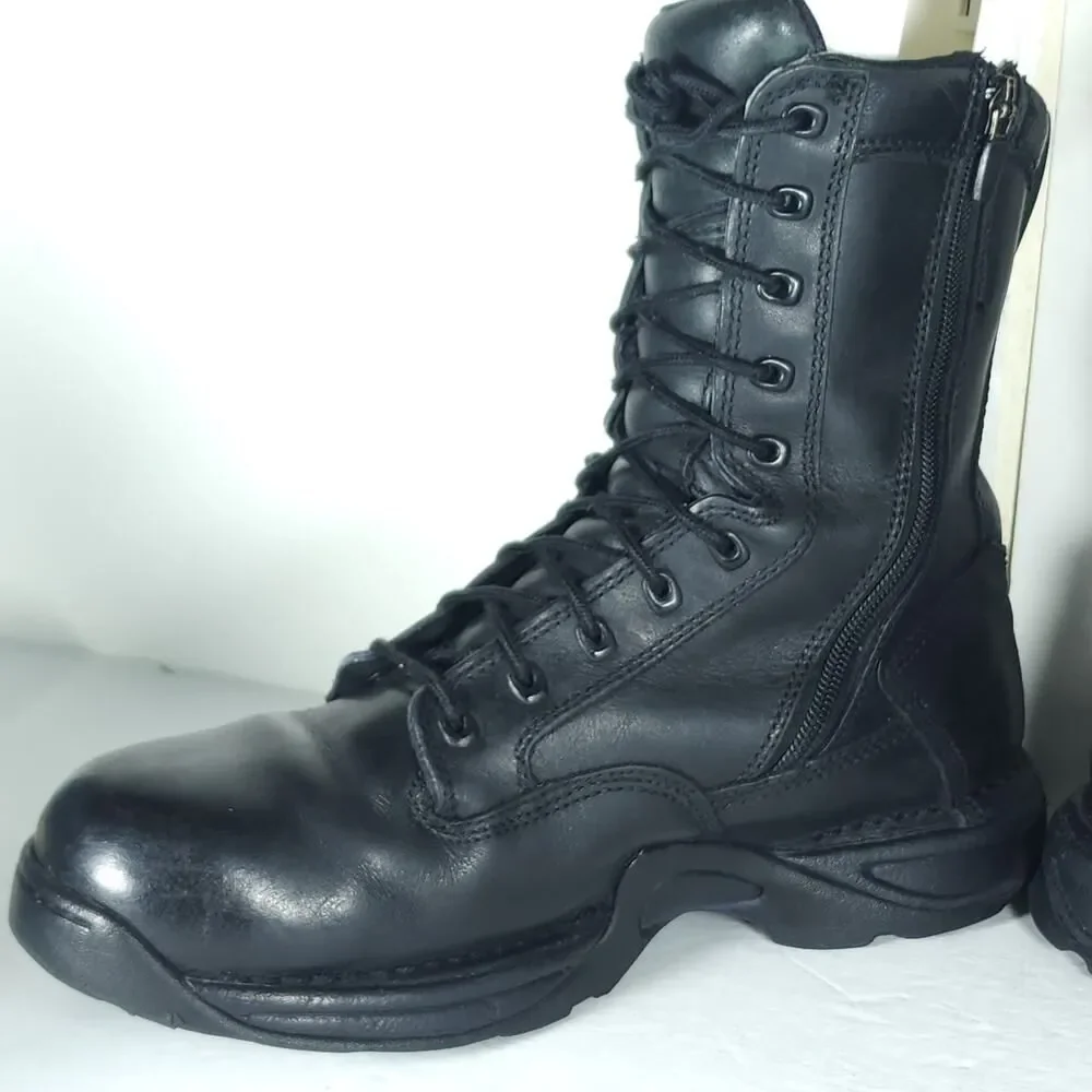 Danner Men’s Striker II GTX 8” US10D Black Leather Laceup Tactical Combat Boots